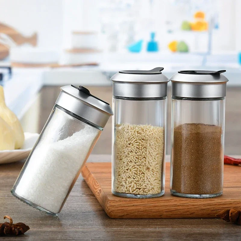 Baby Food Glass Jars - Mutfak Döner Kapaklı Baharatlık, Bebek Maması