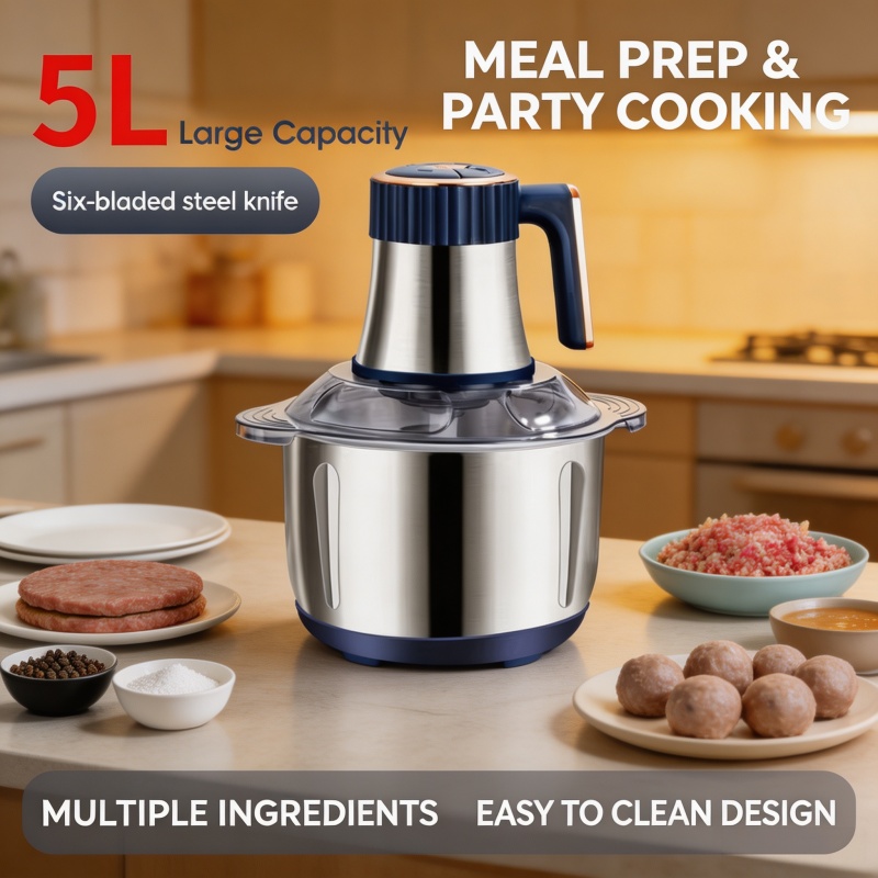 Baby Food With Meat - 5L Elektrikli Et Kıyma Makinesi 304
