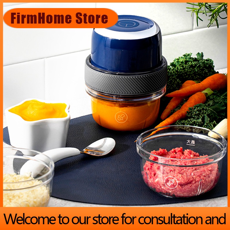 Baby Food Grinder Machine - FirmHome StoreŞarj Edilebilir Bebek Maması Blender
