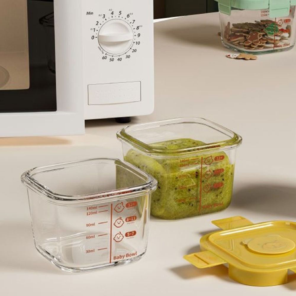 Baby Food Glass Jars - 170 ml Cam Gıda Saklama Kutusu