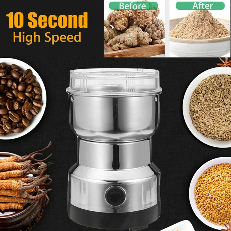 Baby Food Grinder Machine - 110V-220V Elektrikli Öğütücü Ev Tipi Kahve