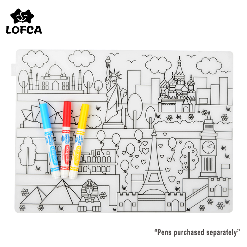 Baby Food Universe - Silikon bebek Placemat 1 adet bebek