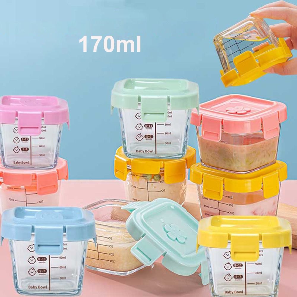 Baby Food Glass Jars - Moda 170 ml Gıda Saklama Kutusu