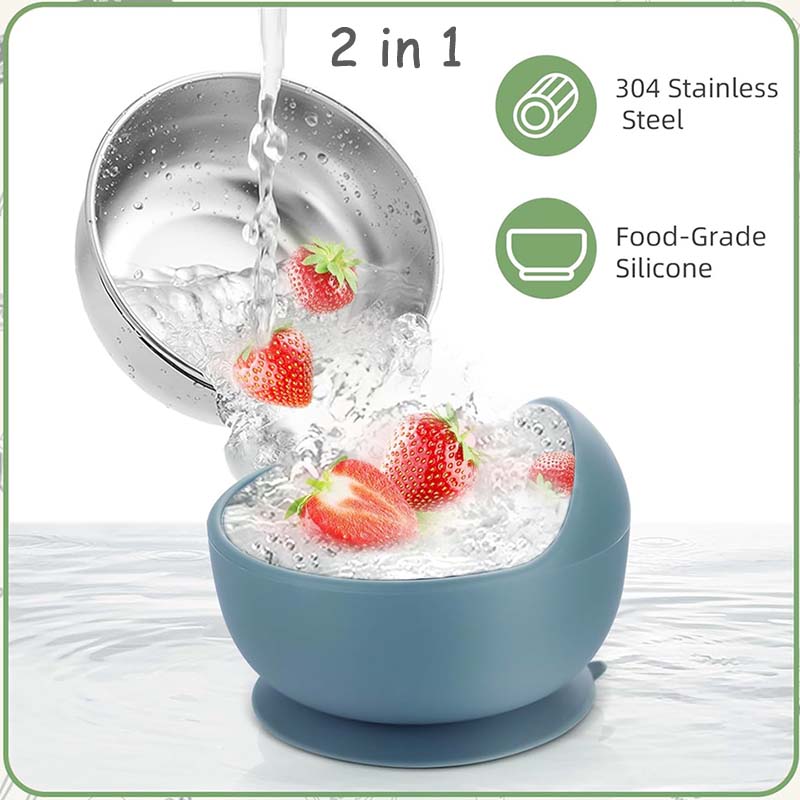 3 adet Set bebek besleme kases - Silicone Suction Bowl incelemesi ve fiyatı