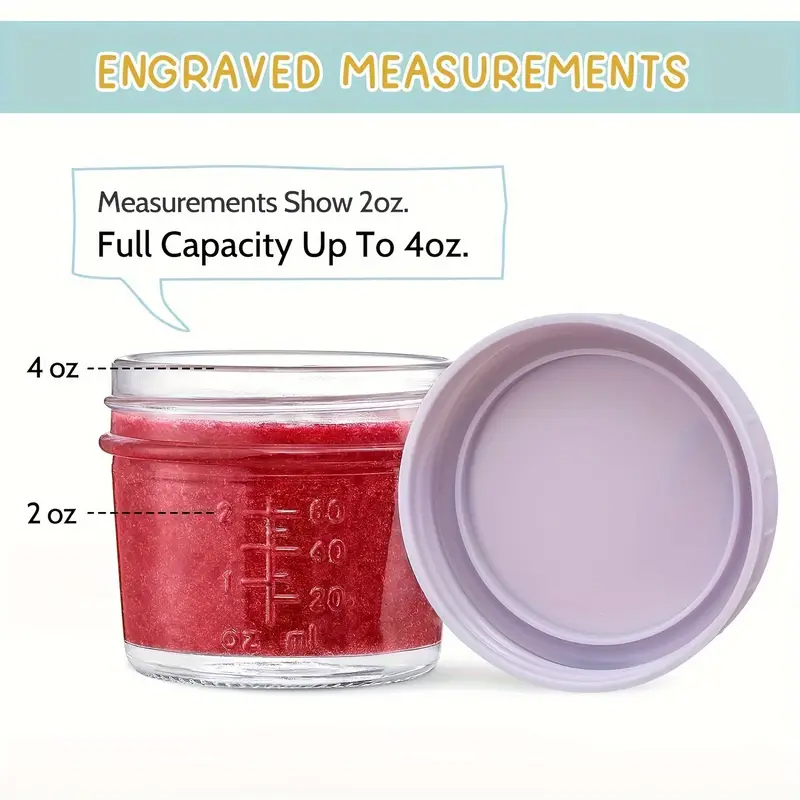 120 ml 6 Adet Gıda Sınıfı Cam  - Baby Food Glass Jars incelemesi ve fiyatı