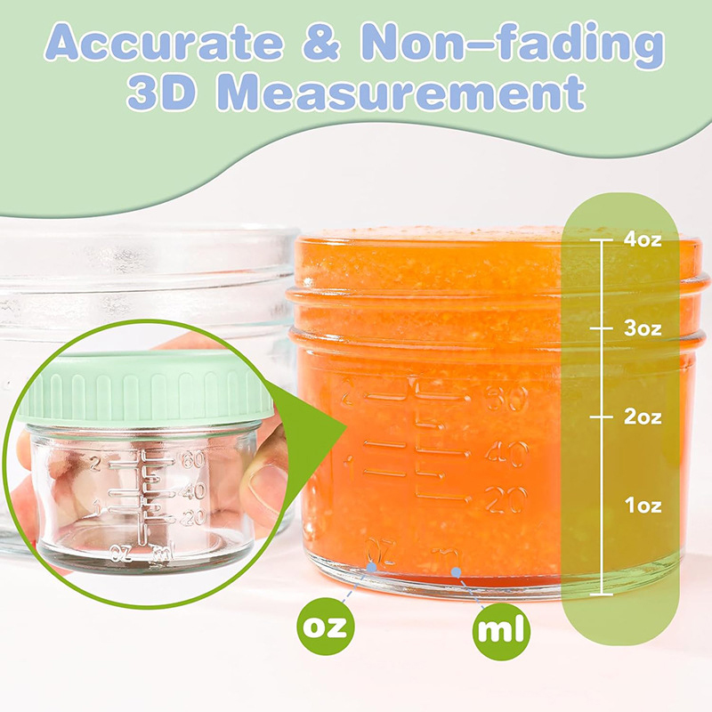 120 ml 6 Adet Gıda Sınıfı Cam  - Baby Food Glass Jars incelemesi ve fiyatı