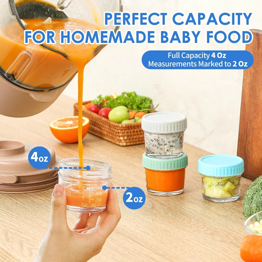 6 adet çok amaçlı cam bebek ma - Baby Food Glass Jars incelemesi ve fiyatı
