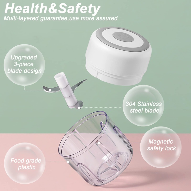 250ML elektrikli sarımsak deği - Baby Food Grinder Machine incelemesi ve fiyatı