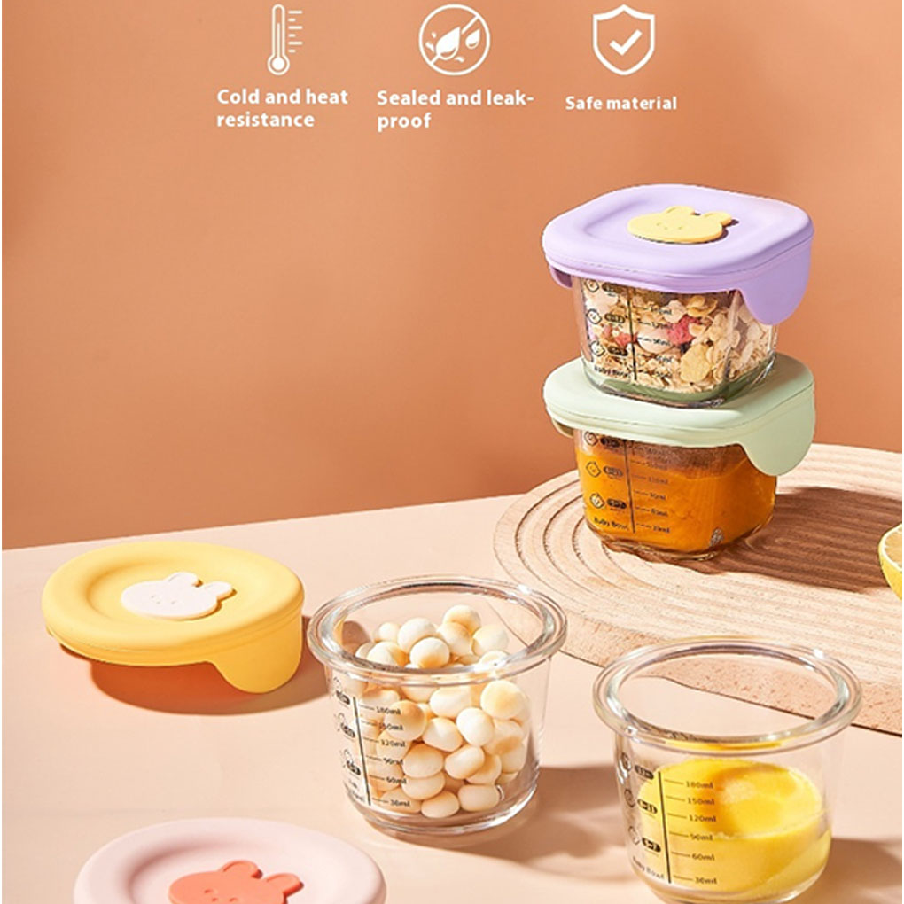 4 paket/grup Çocuklar Cam Bebe - Baby Food Glass Jars incelemesi ve fiyatı